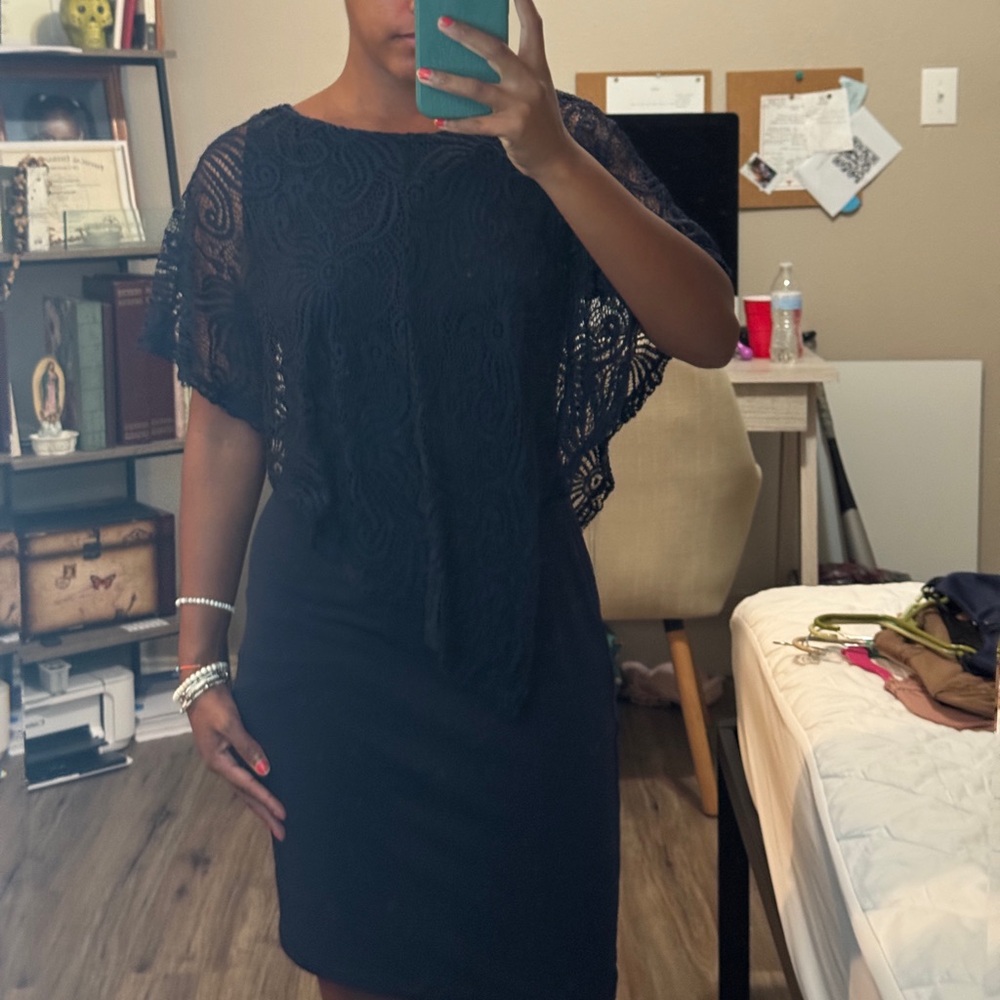 Enfocus Studio Navy Dress